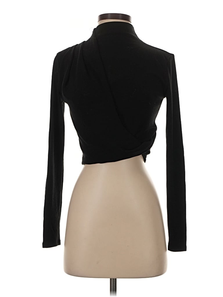 Pre-owned Astr Long Sleeve Turtleneck In Black