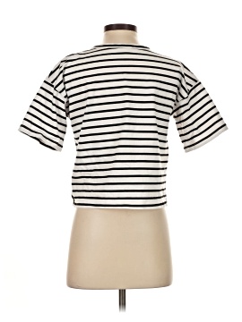 Madewell Everyday Boxy Crop Tee in Stripe (view 2)
