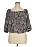 Roan + Ryan Gray 3/4 Sleeve Blouse Size XL - photo 1