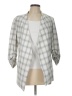 Carolina Belle Checkered-gingham Gray Blazer Size L - photo 1