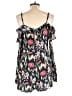 Willow & Clay 100% Viscose Floral Black Romper Size 10 - photo 2