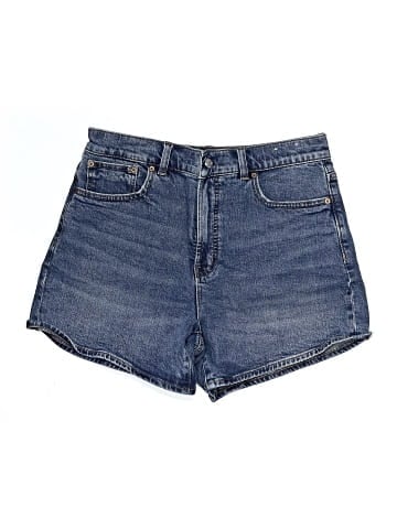 Madewell The Perfect Vintage Mid-Length Jean Short in Manton Wash (view 1)