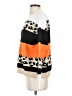 Miracle Animal Print Orange Pullover Sweater Size XS - photo 5