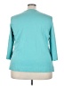 L.L.Bean 100% Cotton Teal 3/4 Sleeve Top Size 3X - photo 2