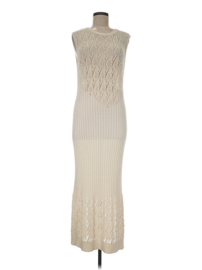 Pre-owned Zara Cocktail Dress In Ivory