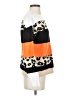 Miracle Animal Print Orange Pullover Sweater Size XS - photo 4