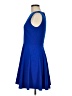 Diane von Furstenberg Solid Blue Cocktail Dress Size 6 - photo 5