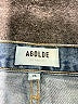 AGOLDE 100% Cotton Hearts Blue Jeans Size 25 waist - photo 7