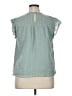 Daniel Rainn 100% Cotton Green Sleeveless Blouse Size 1X - photo 2