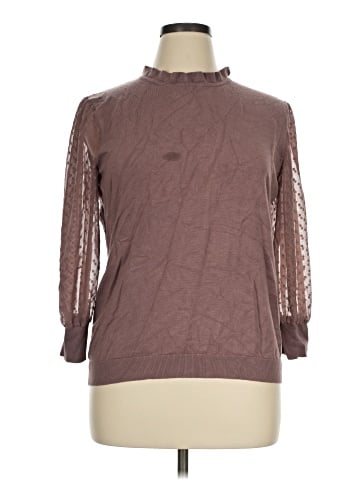Adrianna Papell Long Sleeve Top (view 1)