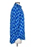 Boho Chic 100% Viscose Blue 3/4 Sleeve Blouse Size XS - photo 4