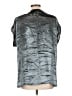 Soft Surroundings Silver Short Sleeve Top Size L - photo 2