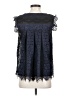 Max Studio Blue Sleeveless T-Shirt Size XS - photo 2