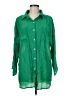 Unbranded 100% Polyester Green 3/4 Sleeve Blouse One size - photo 1
