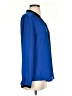 NY Collection 100% Polyester Blue Long Sleeve Blouse Size S - photo 4