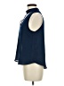 E&M Collection Blue Sleeveless Blouse Size M - photo 5