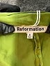 Reformation 100% Silk Green Casual Dress Size 8 - photo 7