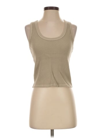 Madewell Waffle Knit Scoop Crop Tank (view 1)