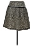 The Limited 100% Polyester Animal Print Black Casual Skirt Size 2 - photo 2