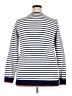 Lands' End Stripes White Pullover Sweater Size 18 - photo 2
