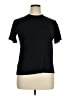 MM. LaFleur Solid Black Short Sleeve Turtleneck Size XL - photo 1