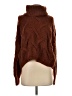 Madewell Brown Somervell Modern Cable Turtleneck Sweater Size XXS - photo 1