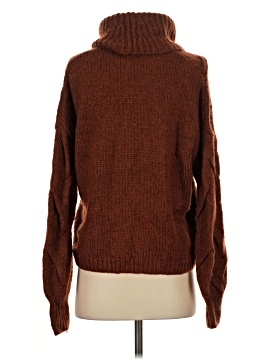 Madewell Somervell Modern Cable Turtleneck Sweater (view 2)