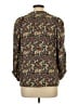 Brora 100% Viscose Floral Brown 3/4 Sleeve Blouse Size 12 - photo 2