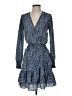 MICHAEL Michael Kors 100% Polyester Blue Casual Dress Size S - photo 1