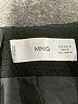 MNG Solid Black Casual Skirt Size M - photo 4