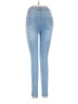 Curve Appeal 100% Cotton Solid Blue Jeans Size 2 - photo 2