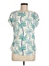 Chico's Ivory Short Sleeve Blouse Size M - photo 1
