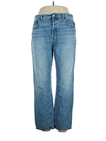 Madewell The Longline Straight Jean in Atlin Wash (view 1)
