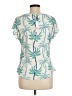 Chico's Ivory Short Sleeve Blouse Size M - photo 2