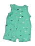 Carter's 100% Cotton Green Short Sleeve Onesie Size Newborn - photo 1