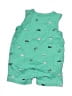 Carter's 100% Cotton Green Short Sleeve Onesie Size Newborn - photo 2