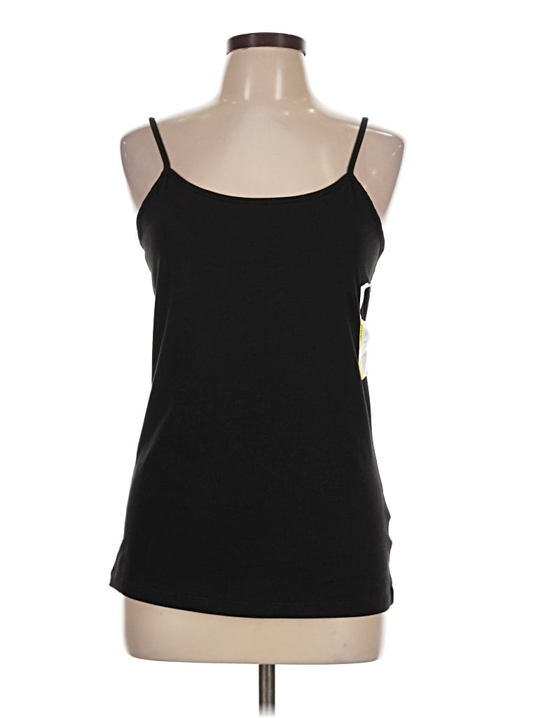 Pre-owned Time And Tru Tank Top Black Strapless Neckline Tops