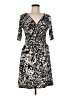Evan Picone Graphic Black Cocktail Dress Size 6 - photo 1