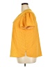 Hilary Radley 100% Polyester Yellow Short Sleeve Blouse Size XXL - photo 5