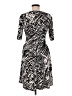 Evan Picone Graphic Black Cocktail Dress Size 6 - photo 2