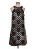 Hutch 100% Polyester Graphic Black Casual Dress Size S - photo 1