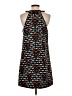 Hutch 100% Polyester Graphic Black Casual Dress Size S - photo 2