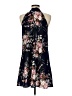 Unbranded 100% Polyester Floral Blue Casual Dress Size M - photo 2