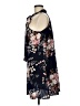 Unbranded 100% Polyester Floral Blue Casual Dress Size M - photo 5