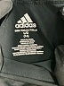 Adidas 100% Polyester Stripes Black Skort Size 14 - photo 3