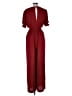 Boden Solid Burgundy Jumpsuit Size 10 - photo 2