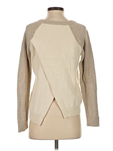 Madewell Province Cross-Back Pullover Sweater in Colorblock (view 2)