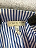 Rag & Bone 100% Cotton Blue 3/4 Sleeve Blouse Size M - photo 4