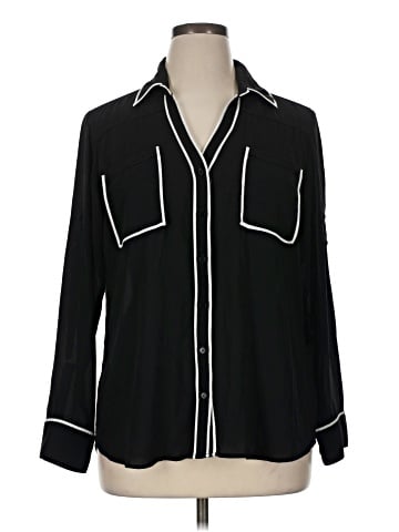 Express 3/4 Sleeve Blouse (view 1)