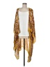 Free People 100% Rayon Yellow Kimono One size - photo 1